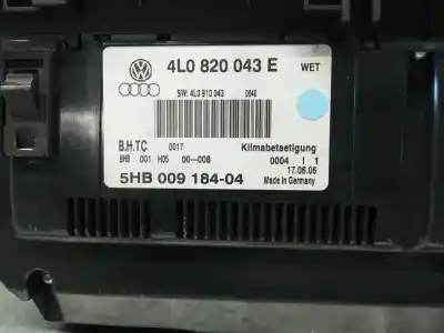Автозапчасти б/у климат-контроль за audi q7 (4lb) 3.0 tdi quattro ссылки oem iam 4l0820043e 5hb00918405 4l0820043aa