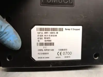 Pezzo di ricambio per auto di seconda mano modulo elettronico per ford c-max ii (dxa/cb7, dxa/ceu) 1.0 ecoboost riferimenti oem iam am5t14d212eb  