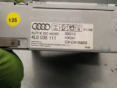 Second-hand car spare part audio system / radio cd for audi q7 (4lb) 3.0 tdi quattro oem iam references 4l0035111  4l0035111