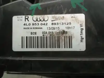 Автозапчастина б/у правий передній пілот для audi q7 (4lb) 3.0 tdi quattro посилання на oem iam 4l0953042 89313125 valeo 4l0953042