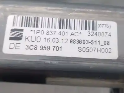 Peça sobressalente para automóvel em segunda mão motor elevador vidro dianteiro esquerdo por seat leon (1p1) 1.6 tdi referências oem iam 3c8959701  3c8959701