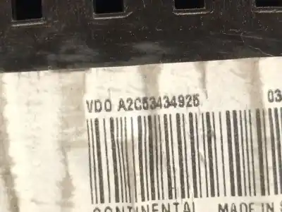 Peça sobressalente para automóvel em segunda mão quadrante por seat leon (1p1) 1.6 tdi referências oem iam 1p0920853d a2c53434925 vdo 1p0920853dx