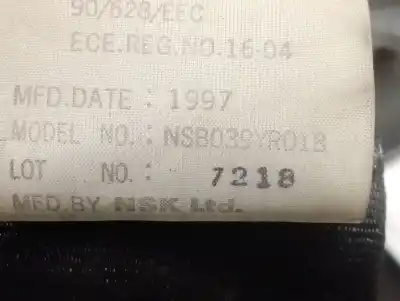 Pezzo di ricambio per auto di seconda mano cintura di sicurezza posteriore destra per mazda mx-3 (ec) 1.6 16v riferimenti oem iam ea2557710a02 nsb039yr018 nsk ea2557710a02