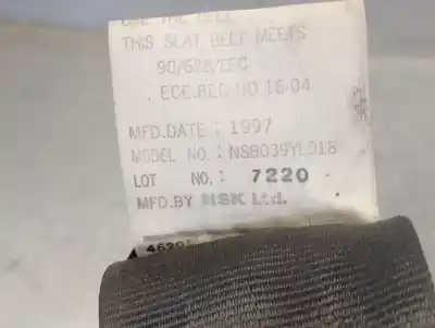 Автозапчасти б/у задний левый ремень безопасности за mazda mx-3 (ec) 1.6 16v ссылки oem iam ea2557770a02 nsb039yl018 nsk ea2557770a02