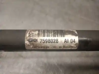 Автозапчасти б/у передняя правая трансмиссия за bmw x4 (f26) xdrive 20 d ссылки oem iam 7598028ai04  31607619658