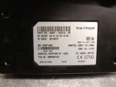 Pezzo di ricambio per auto di seconda mano modulo elettronico per ford grand c-max (dxa/cb7, dxa/ceu) 1.0 ecoboost riferimenti oem iam am5t14d212ed  
