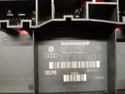 Second-hand car spare part fuse box unit for seat leon (1p1) 1.9 tdi oem iam references 3c0937049  3c0937049