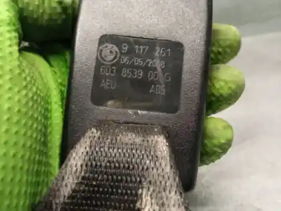 Peça sobressalente para automóvel em segunda mão chicote / encaixe cinto segurança traseiro esquerdo por bmw 3 coupé (e92) 320 d referências oem iam 9117261 603853900g 