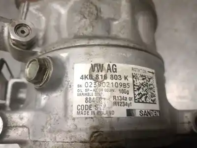 Автозапчасти б/у компрессор кондиционера воздуха за audi a6 c8 (4a2) 35 tdi mild hybrid ссылки oem iam 4k0816803k r134a sanden 4k0816803k