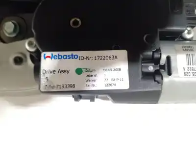 Second-hand car spare part electric roof for bmw 3 coupé (e92) 320 d oem iam references 7046159 1722063a webasto 54137145920