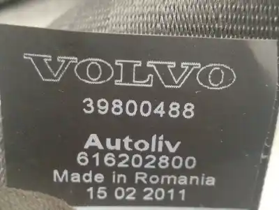 Автозапчасти б/у задний правый ремень безопасности за volvo v60 i (155) d3 / d4 ссылки oem iam 39800488 616202800 autoliv 39800488