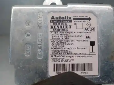 Автозапчасти б/у блок управления подушками безопасности за renault megane ii (bm0/1_, cm0/1_) 1.5 dci (bm0f, bm0t, bm2b, cm0f, cm0t) ссылки oem iam 8200411004 604289600 autoliv 