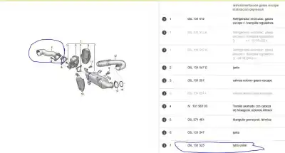 Автозапчастина б/у труба для audi a6 c8 (4a2) 35 tdi mild hybrid посилання на oem iam 05l131525  05l131525