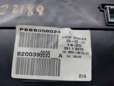 Автозапчасти б/у приборная доска за renault megane ii (bm0/1_, cm0/1_) 1.5 dci (bm0f, bm0t, bm2b, cm0f, cm0t) ссылки oem iam 8200399695a  8200462283