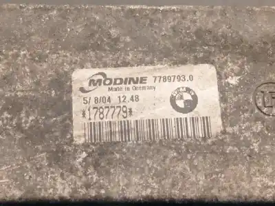 Peça sobressalente para automóvel em segunda mão intercooler por bmw 3 compact (e46) 318 td referências oem iam 17517789793 1787779 modine 17517793370