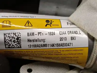 Автозапчастина б/у передня ліва бічна подушка безпеки для ford grand c-max (dxa/cb7, dxa/ceu) 1.0 ecoboost посилання на oem iam am5114k158ae  2099578