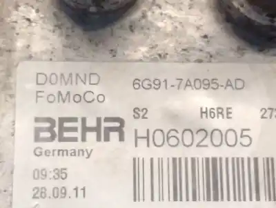 Автозапчастина б/у охолодження мотору для ford fiesta (cb1) 1.4 16v cat посилання на oem iam 6g917a095ad h0602005 behr 1446535