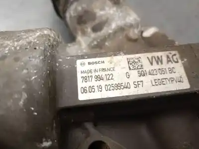 Автозапчастина б/у рульмова рейка для seat leon (5f1) 1.5 tsi посилання на oem iam 5q1423051bc  5q1423055mx