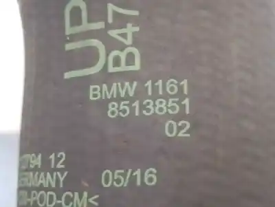 Автозапчасти б/у напорная труба турбонагнетателя за bmw x4 (f26) xdrive 20 d ссылки oem iam 11618513851  11618513851