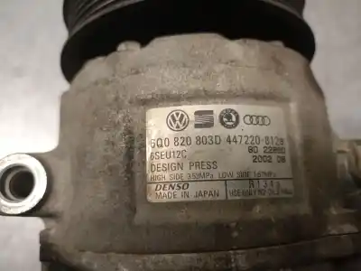 Автозапчасти б/у компрессор кондиционера воздуха за seat cordoba (6l2) 1.9 sdi ссылки oem iam 6q0820803d 6seu12c denso 6q0820803d