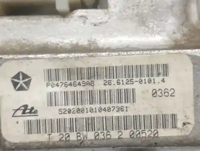 Автозапчастина б/у гальмівний насос для chrysler sebring (jr) 2.0 посилання на oem iam 04764649ab 26612501014 ate 