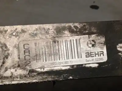 Peça sobressalente para automóvel em segunda mão intercooler por bmw x5 (e53) 3.0 d referências oem iam 17517791231 d2265 behr 