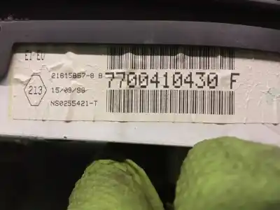 Peça sobressalente para automóvel em segunda mão quadrante por renault clio ii (bb_, cb_) 1.2 (bb0a, bb0f, bb10, bb1k, bb28, bb2d, bb2h, cb0a,... referências oem iam 7700410430f 216158578b 7700410430