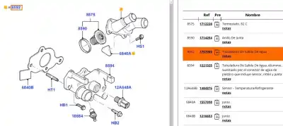 Peça sobressalente para automóvel em segunda mão tubo por opel corsa d (s07) 1.4 (l08, l68) referências oem iam 2s6g9k478bd  1707050