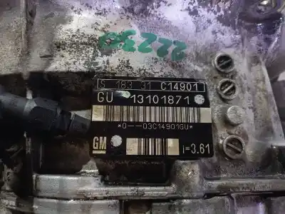 Автозапчасти б/у коробка передач за opel vectra c gts (z02) 2.0 dti 16v (f68) ссылки oem iam gu13101871 s18331c14901 700193