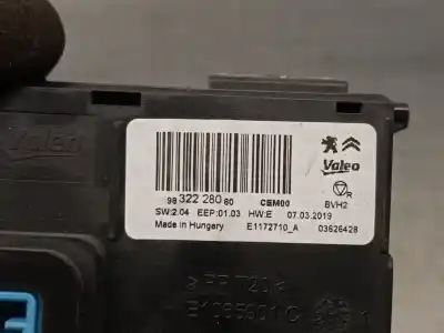 Second-hand car spare part electronic module for opel combo e tour / life (k9) 1.5 oem iam references 9832228080 03626428 valeo 