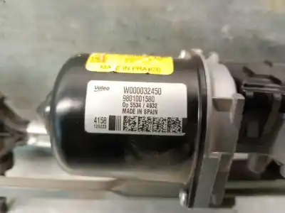 Second-hand car spare part front windshield wiper motor for citroen c4 cactus 1.5 bluehdi 100 oem iam references 9801001580 w000032450 valeo 9801001580