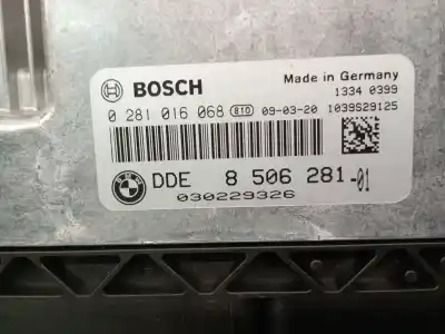 Peça sobressalente para automóvel em segunda mão centralina de motor uce por bmw 1 (e87) 116 d referências oem iam dde8506281 0281016068 bosch 