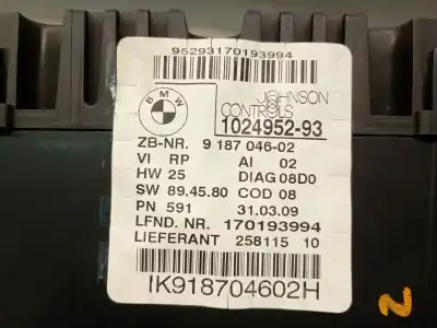 Peça sobressalente para automóvel em segunda mão quadrante por bmw 1 (e87) 116 d referências oem iam 102495293  62109283801