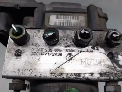 Peça sobressalente para automóvel em segunda mão abs por renault modus / grand modus (f/jp0_) 1.5 dci (fp0f, jp0f) referências oem iam 8200747138 0265232075 bosch 7701209605