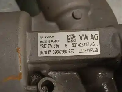 Автозапчастина б/у рульмова рейка для seat leon (5f1) 1.2 tsi посилання на oem iam 5q1423051as  5q1423055mx