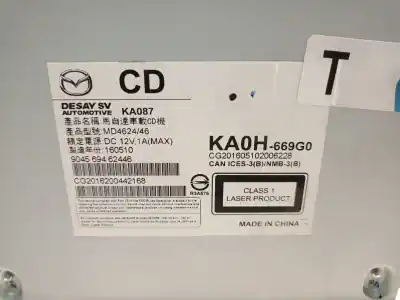 Автозапчастина б/у багатофункційний дисплей для mazda cx-5 (ke, gh) 2.0 (keefw) посилання на oem iam ka0h669g0  ka0h669g0
