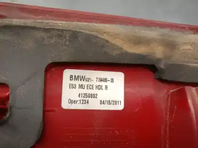Second-hand car spare part right tailgate light for bmw x5 (e53) 3.0 d oem iam references 6321716448605 41250802 63217164486