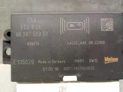 Second-hand car spare part electronic module for citroen c4 cactus 1.5 bluehdi 100 oem iam references 9828750980 hw01sw12 valeo 9828750980