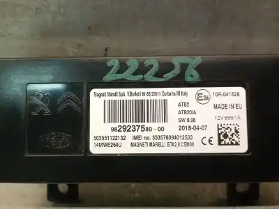 Second-hand car spare part electronic module for citroen c4 cactus 1.5 bluehdi 100 oem iam references 9829237580  