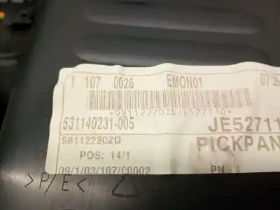 Peça sobressalente para automóvel em segunda mão forra / revestimento da porta traseira direita por citroen c4 cactus 1.5 bluehdi 100 referências oem iam 98112220zd  98112220zd