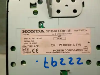 Автозапчастина б/у електронний модуль для honda accord vii (cl, cn) 2.2 i-ctdi (cn1) посилання на oem iam 39186seag011m1  39186seag011m1