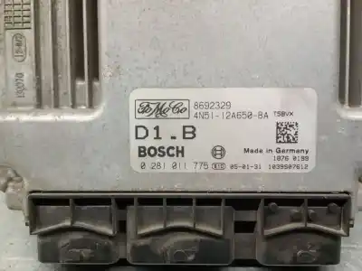 Second-hand car spare part ecu engine control for volvo v50 (545) 1.6 d oem iam references 4n5112a650ba 0281011775 bosch 4n5112a650ba