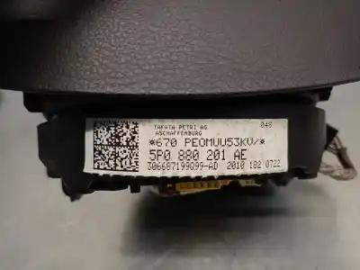 Pièce détachée automobile d'occasion airbag avant gauche pour seat leon (1p1) 1.6 tdi références oem iam 5p0880201ae  5p0880201ae
