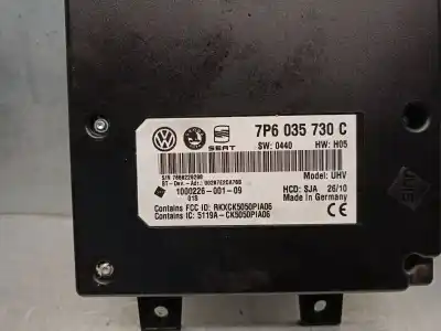 Second-hand car spare part electronic module for seat leon (1p1) 1.6 tdi oem iam references 7p6035730c  
