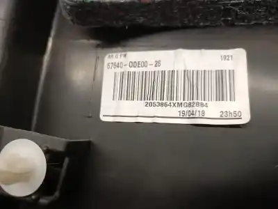 Автозапчастина б/у обкітка задніх лівіх дверей для toyota yaris (_p13_) 1.5 hybrid (nhp130_) посилання на oem iam 676400de0026  676400de0026