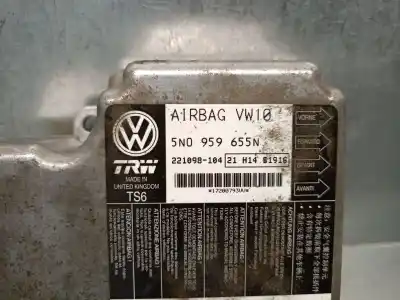 Автозапчасти б/у блок управления подушками безопасности за seat leon (1p1) 1.6 tdi ссылки oem iam 5n0959655n  