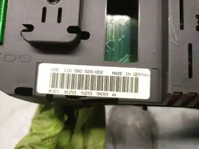 Peça sobressalente para automóvel em segunda mão quadrante por audi a2 (8z0) 1.4 referências oem iam 8z0920900a 110080020002 vdo 8z0920900