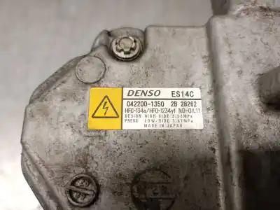 Автозапчасти б/у компрессор кондиционера воздуха за toyota yaris (_p13_) 1.5 hybrid (nhp130_) ссылки oem iam 8837015010 0422001350 denso 8837015010