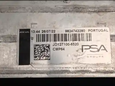 Автозапчасти б/у интеркулер за peugeot 208 ii (ub_, up_, uw_, uj_) 1.2 puretech 100 ссылки oem iam 9824742280 jd1271006520 jdeus 