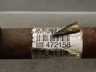 Автозапчастина б/у передня права трансмісія для renault megane ii (bm0/1_, cm0/1_) 1.5 dci (bm1e, cm1e) посилання на oem iam 8200472158  8200472158